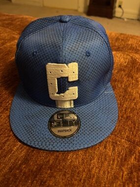 New Era Blue and White Indianapolis Colts Patch Cap